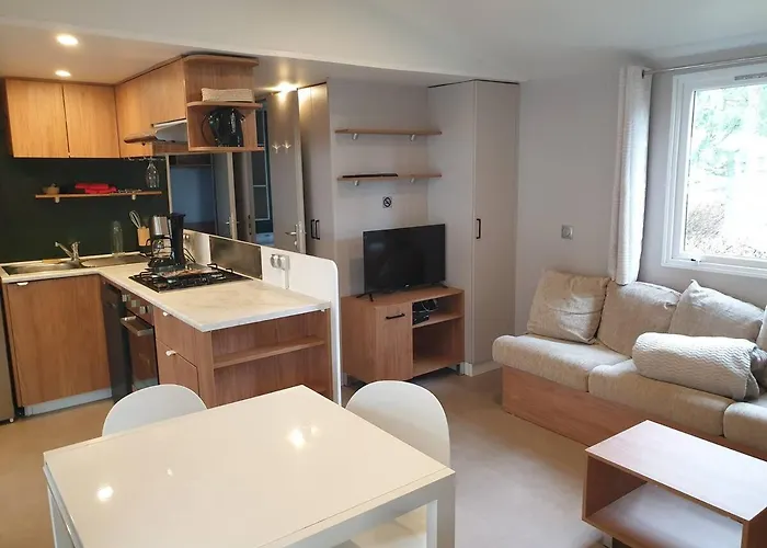 Mobil Home Climatise 6,8 Pers Siblu Bonne Anse Plage La Pamyre Les Mathes